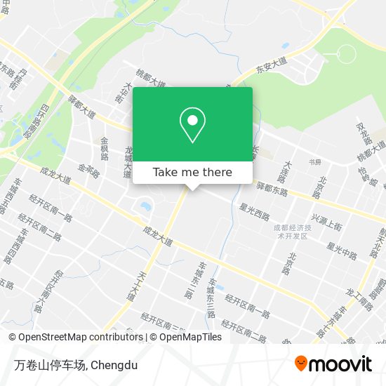 万卷山停车场 map