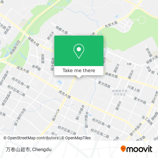 万卷山超市 map