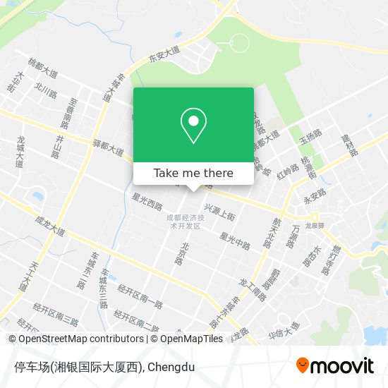 停车场(湘银国际大厦西) map