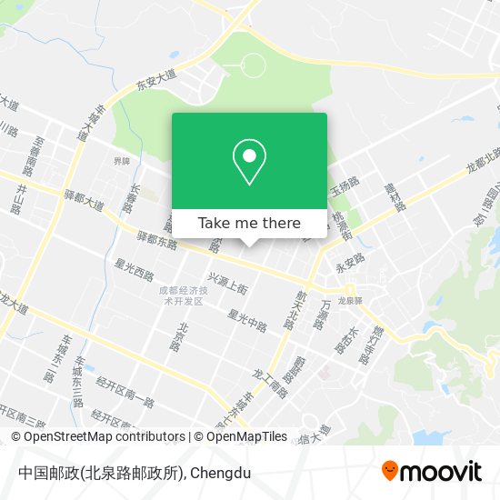 中国邮政(北泉路邮政所) map