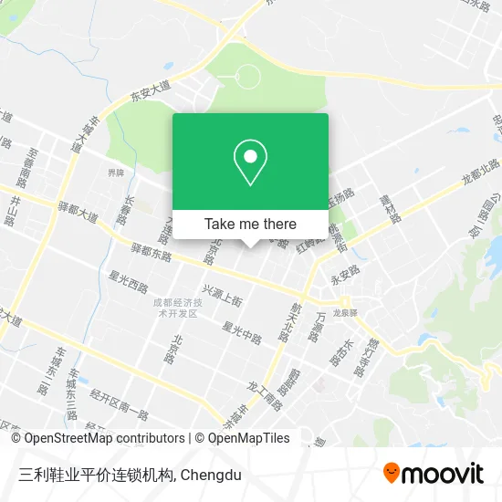 三利鞋业平价连锁机构 map