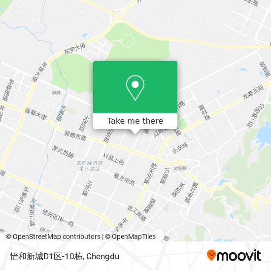 怡和新城D1区-10栋 map