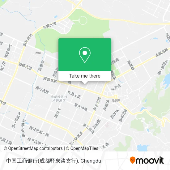 中国工商银行(成都驿泉路支行) map
