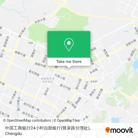 中国工商银行24小时自助银行(驿泉路分理处) map