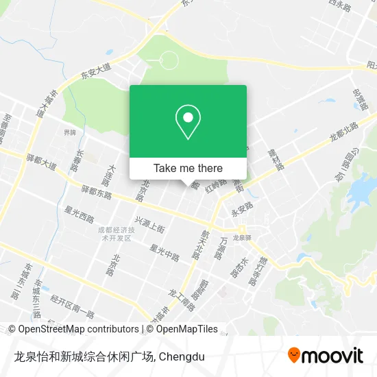 龙泉怡和新城综合休闲广场 map