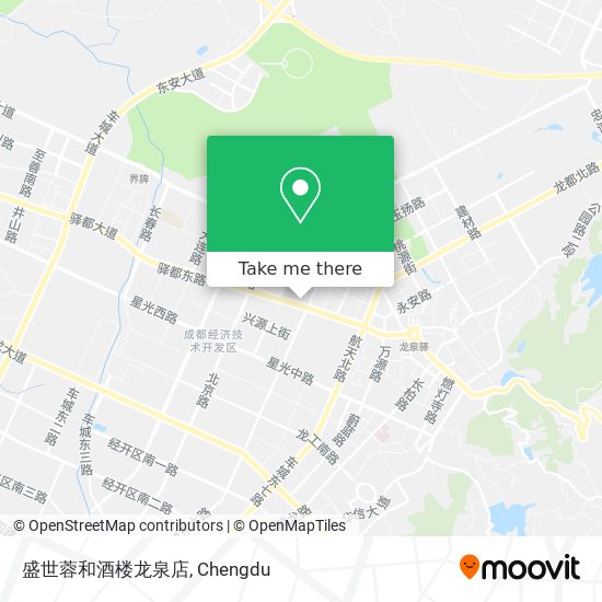 盛世蓉和酒楼龙泉店 map