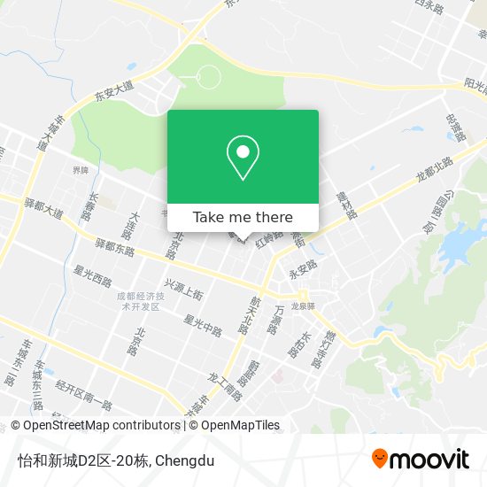 怡和新城D2区-20栋 map