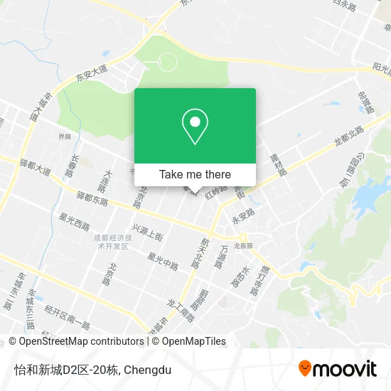 怡和新城D2区-20栋 map