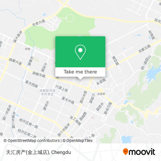 天汇房产(金上城店) map