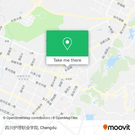 四川护理职业学院 map