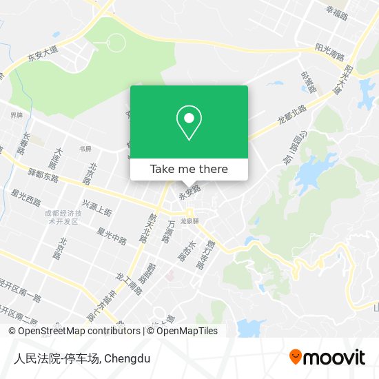 人民法院-停车场 map
