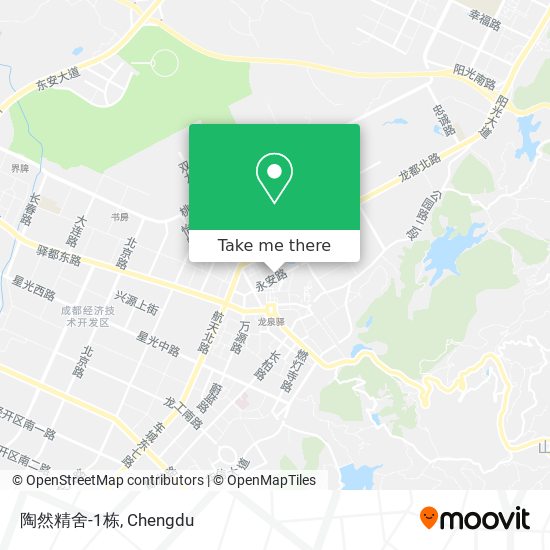 陶然精舍-1栋 map