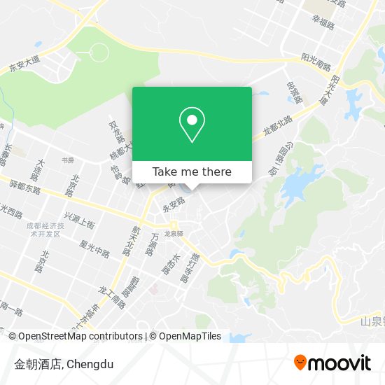 金朝酒店 map