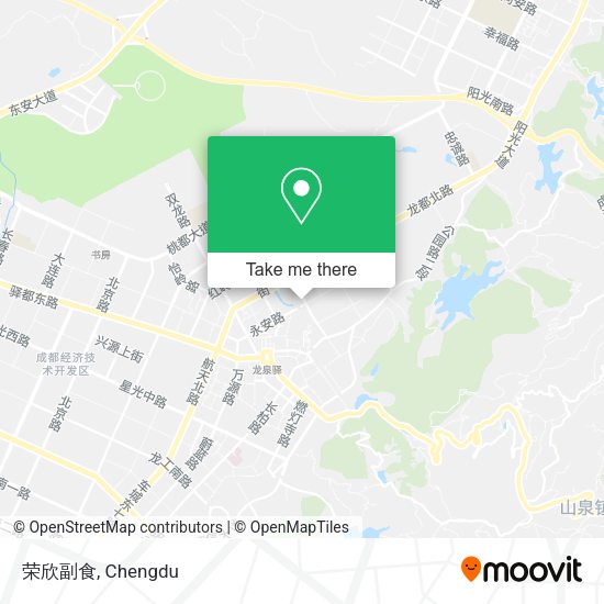 荣欣副食 map