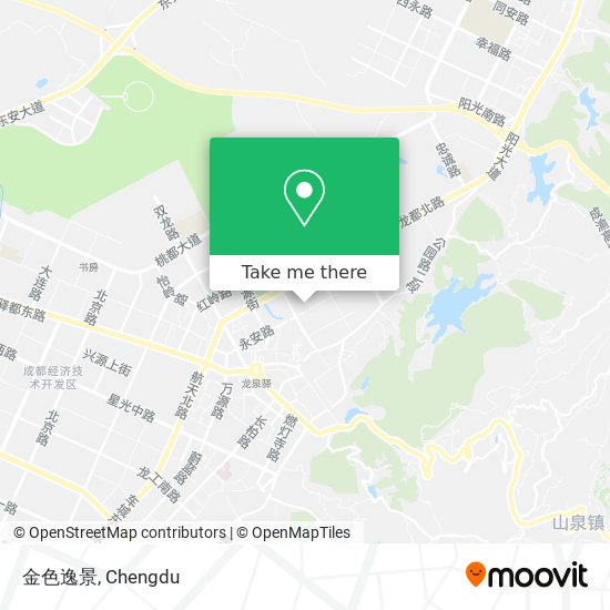 金色逸景 map