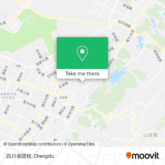 四川省团校 map
