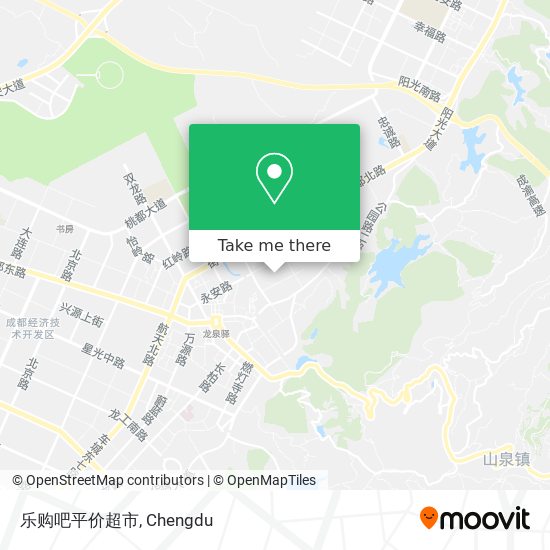 乐购吧平价超市 map