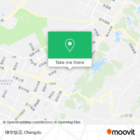 继华饭店 map