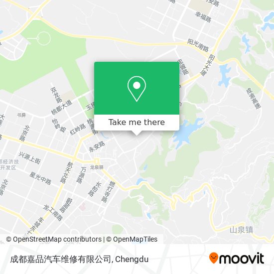成都嘉品汽车维修有限公司 map