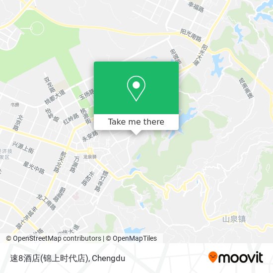 速8酒店(锦上时代店) map