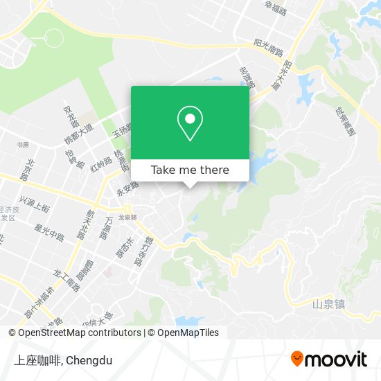上座咖啡 map