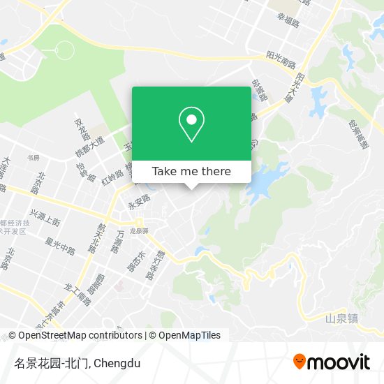 名景花园-北门 map