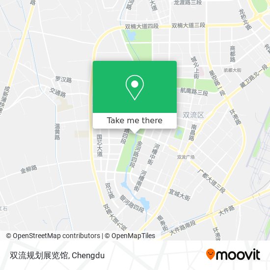 双流规划展览馆 map