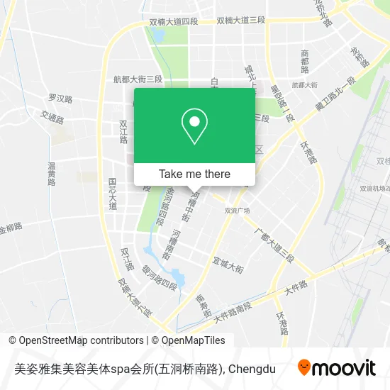 美姿雅集美容美体spa会所(五洞桥南路) map