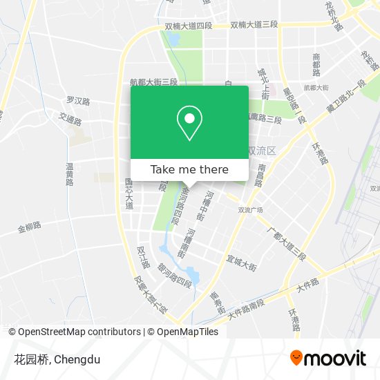 花园桥 map