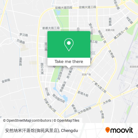 安然纳米汗蒸馆(御苑风景店) map