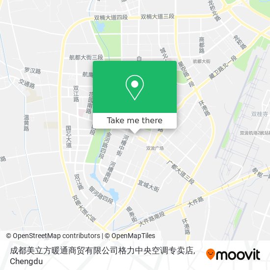 成都美立方暖通商贸有限公司格力中央空调专卖店 map