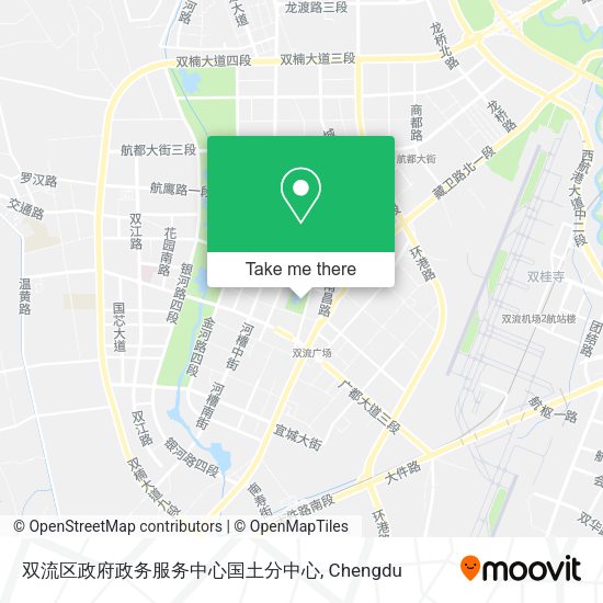 双流区政府政务服务中心国土分中心 map