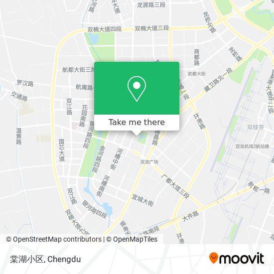 棠湖小区 map