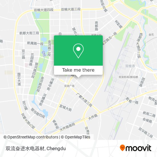 双流奋进水电器材 map
