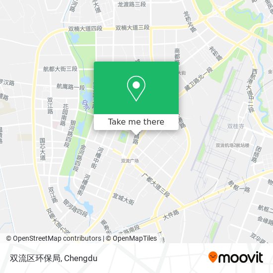 双流区环保局 map