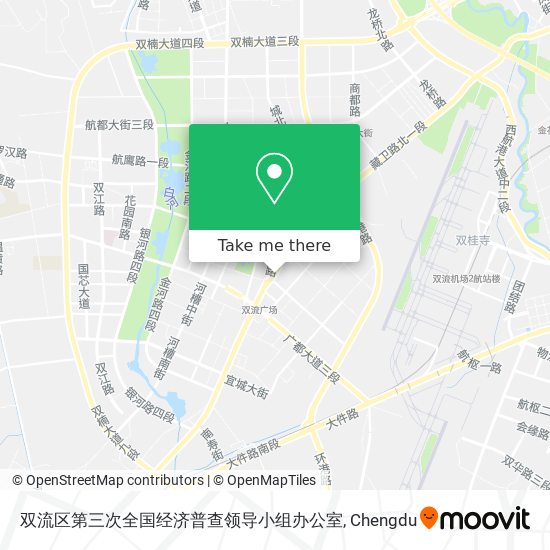 双流区第三次全国经济普查领导小组办公室 map