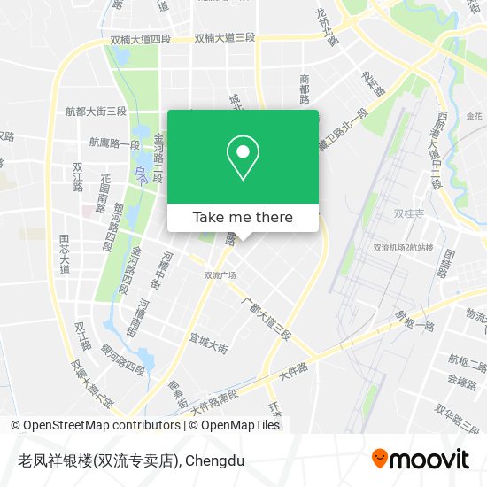 老凤祥银楼(双流专卖店) map
