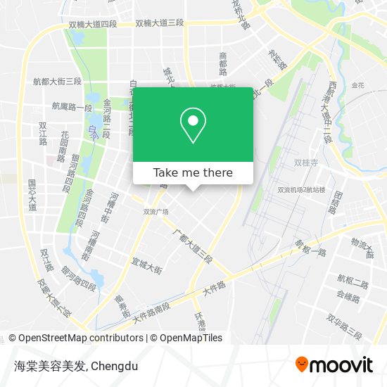 海棠美容美发 map