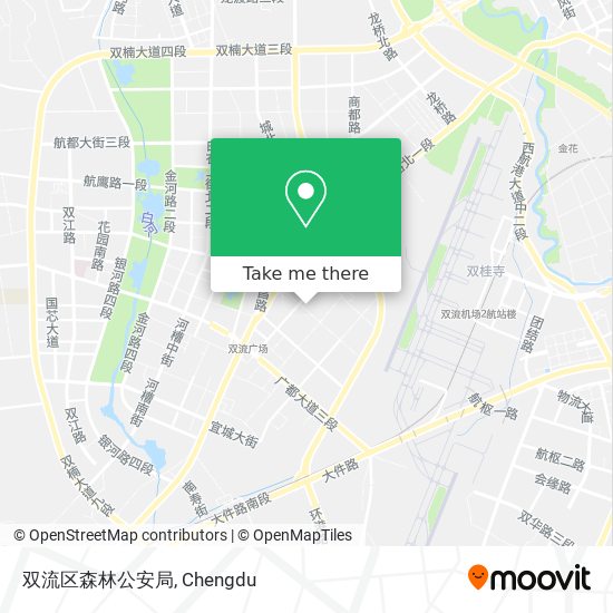 双流区森林公安局 map