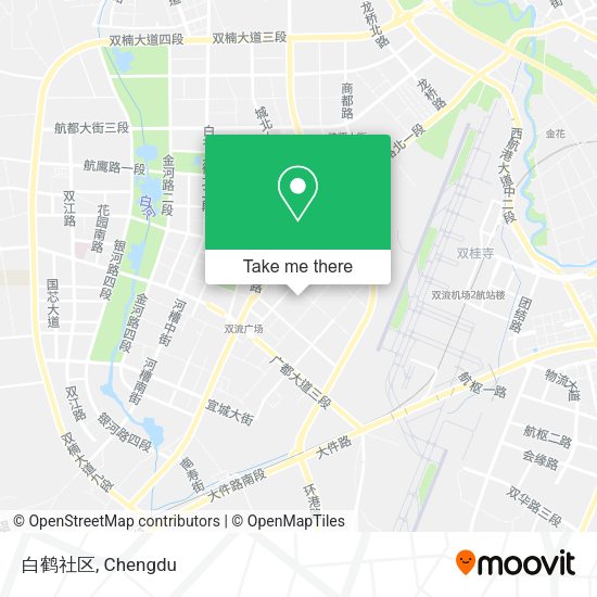 白鹤社区 map