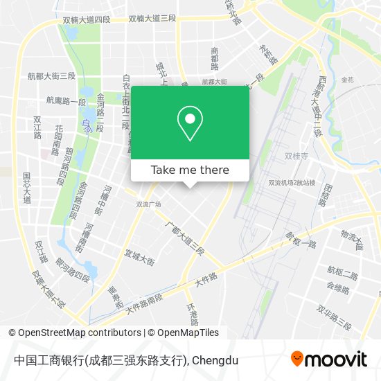 中国工商银行(成都三强东路支行) map