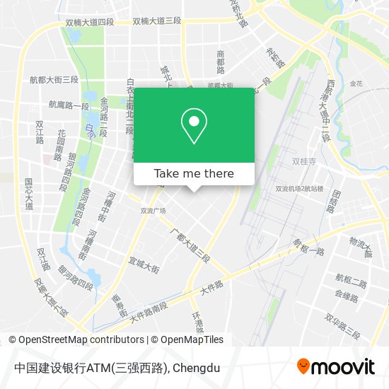 中国建设银行ATM(三强西路) map