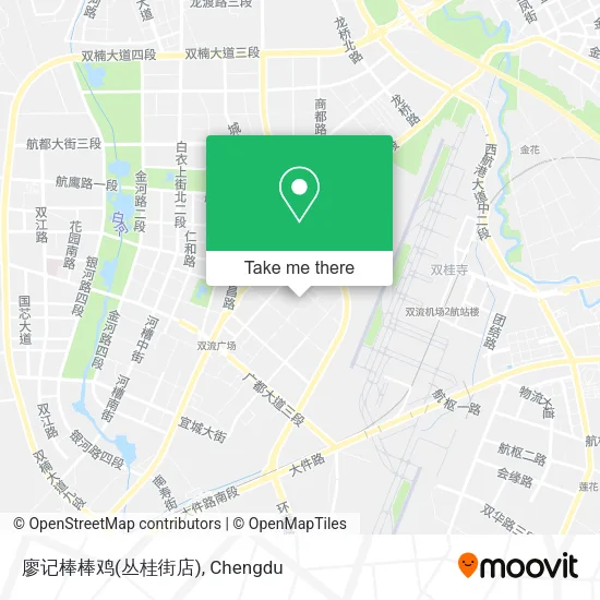 廖记棒棒鸡(丛桂街店) map