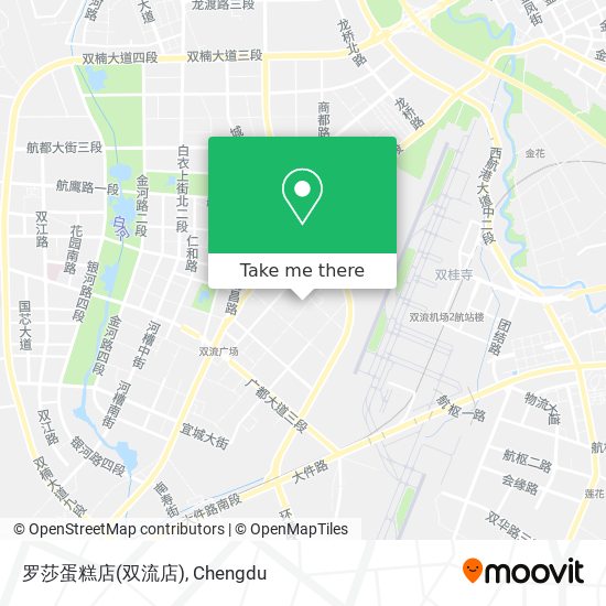 罗莎蛋糕店(双流店) map