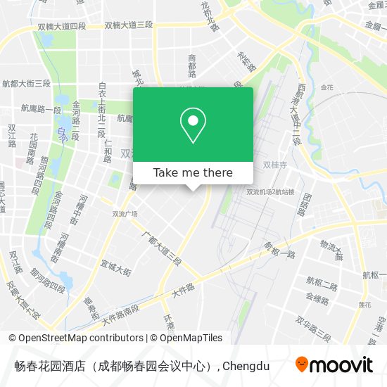 畅春花园酒店（成都畅春园会议中心） map