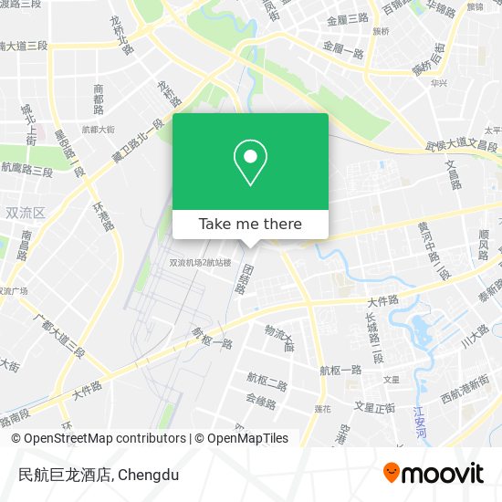 民航巨龙酒店 map