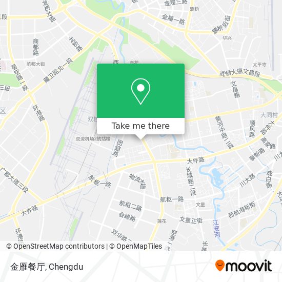 金雁餐厅 map