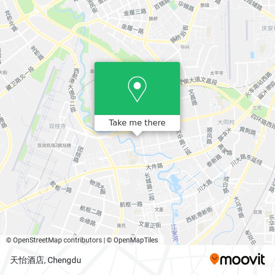 天怡酒店 map