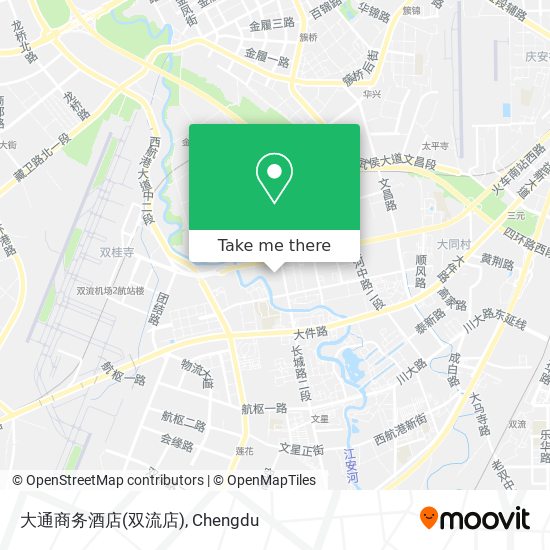 大通商务酒店(双流店) map
