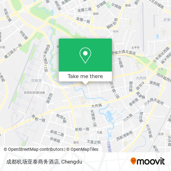 成都机场亚泰商务酒店 map